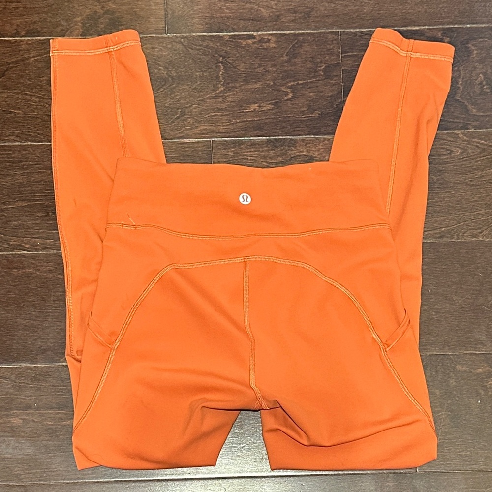 lululemon athletica Vibrant Orange Leggings